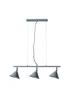 ValueLights Brisner Grey and Silver 3 Way Over Table Ceiling Pedant Light - One Size Image 4