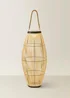 ValueLights Bamboo Solar Floor Lamp - One Size Image 3