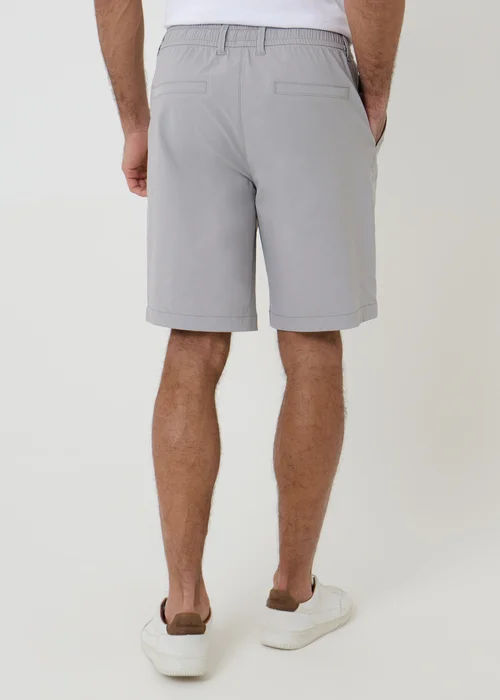 Threadbare White Elasticated Waist Stretch Chino Shorts - 32 Image 2