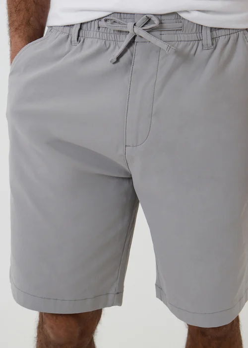 Threadbare White Elasticated Waist Stretch Chino Shorts - 32 Image 4