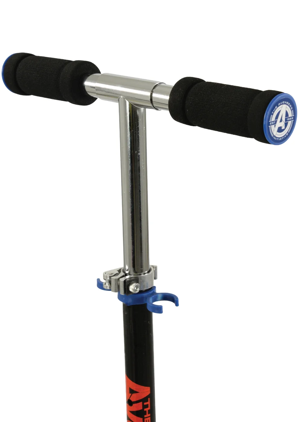 Avengers Multi Coloured Folding Inline Scooter with Light Up Wheels - One Size Image 3