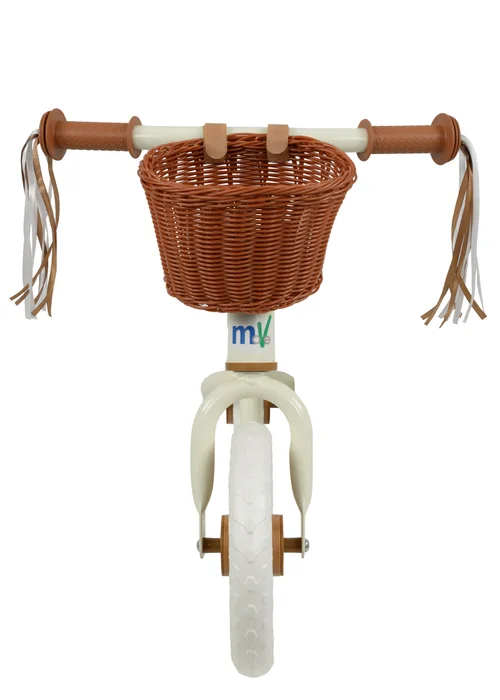 MoVe Multi Coloured 10inch Balance Bike with Basket - One Size Image 4