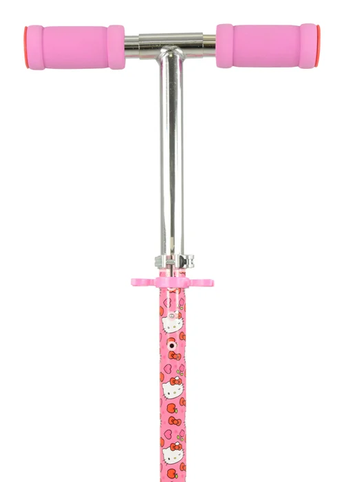 Hello Kitty Pink Folding Inline Scooter with Light Up Wheels - One Size Image 3
