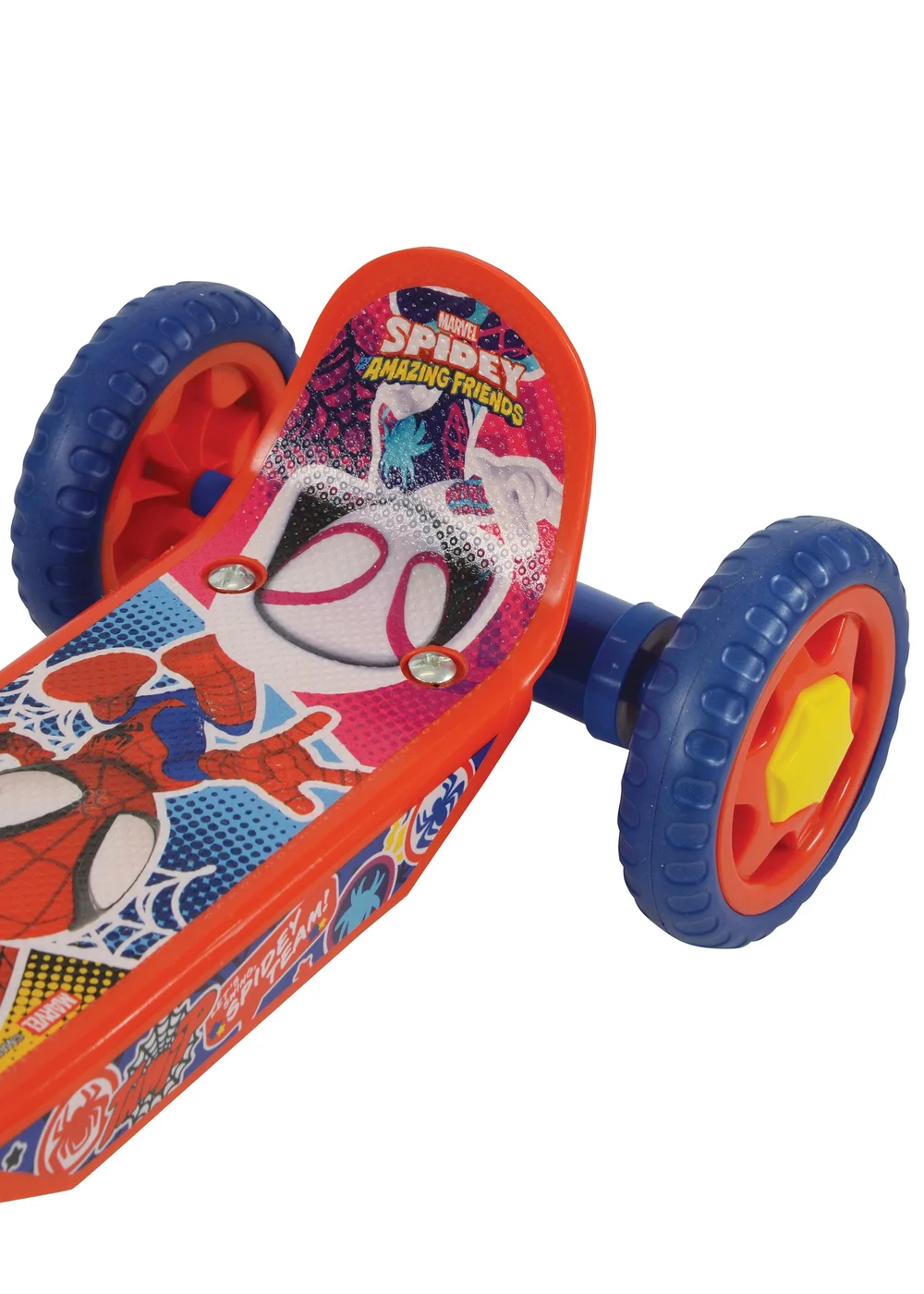 Spidey & His Amazing Friends Multi Coloured Deluxe Tri Scooter - One Size Image 6