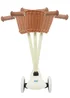 MoVe Multi Coloured Tilt N Turn Scooter with Basket and Tassels! - One Size Image 5