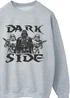 Spiral Galaxy Star Wars Dark Side Grey Graphic Sweatshirt - 5XL Image 2