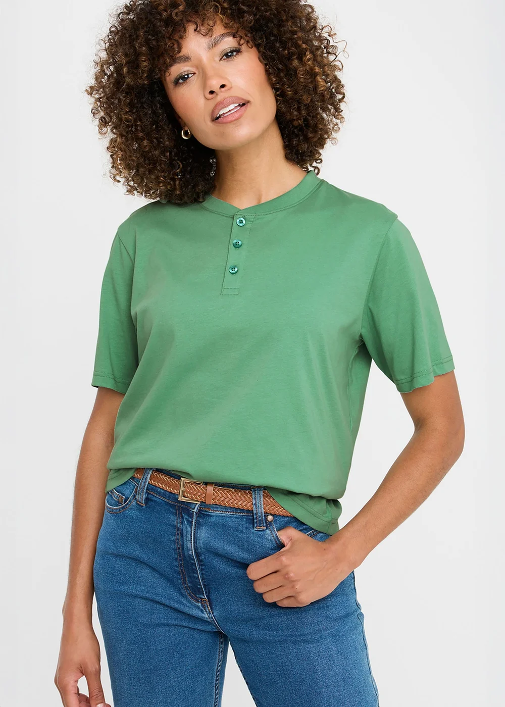 Cotton Traders Apple Grandad T-Shirt - 18 Image 1