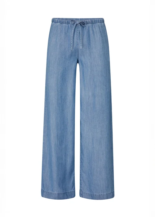 Cotton Traders Lightwash Pull On Denim Trousers - 20/l27 Image 3