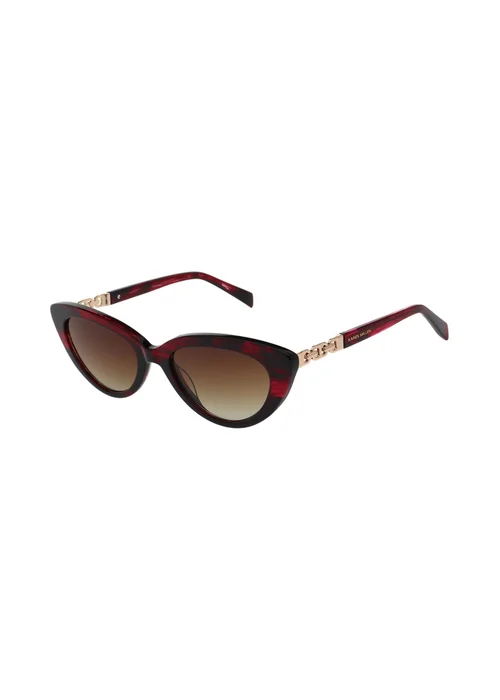 Karen Millen Artemis Red Sunglasses - One Size Image 2