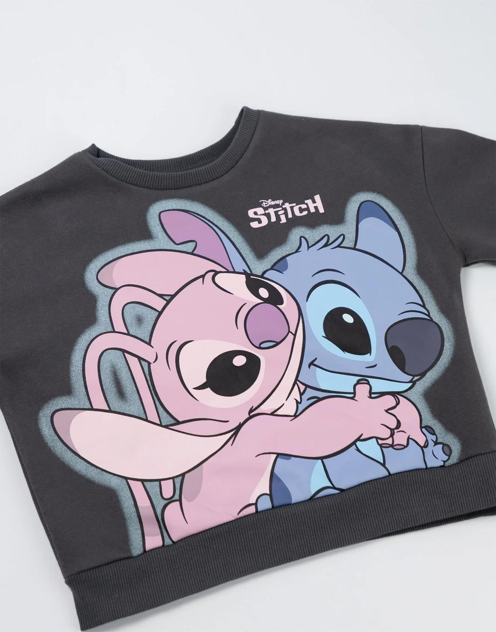 Vanilla Underground Disney Girls Grey Stitch Sweatshirt & Joggers Set (5-14 Years) - 6-7 Yrs Image 3