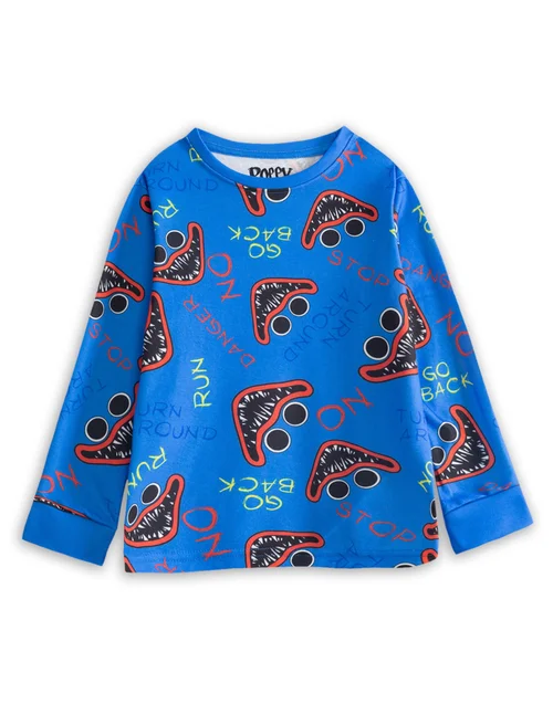 Vanilla Underground Poppy's Playtime Boys Multicoloured Character Multi-Pack Of 2 Long Sleeve & Leg Pyjama Set (5-14 Years) - 9-10 Yrs Image 2