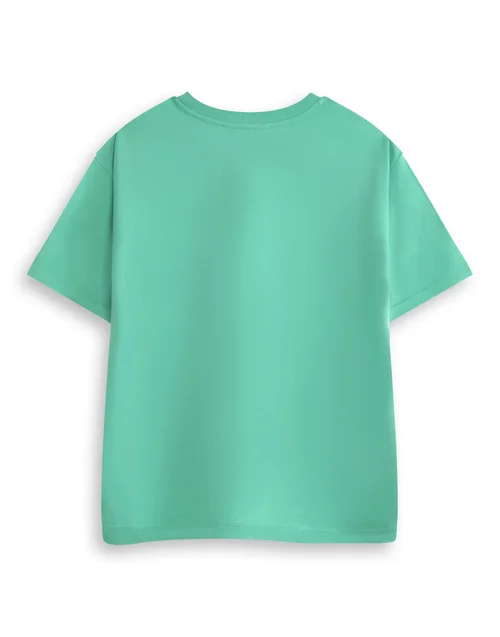 Vanilla Underground Looney Tunes Boys Green Taz Short Sleeved T-Shirt (2-10 Years) - 6-7 Yrs Image 2