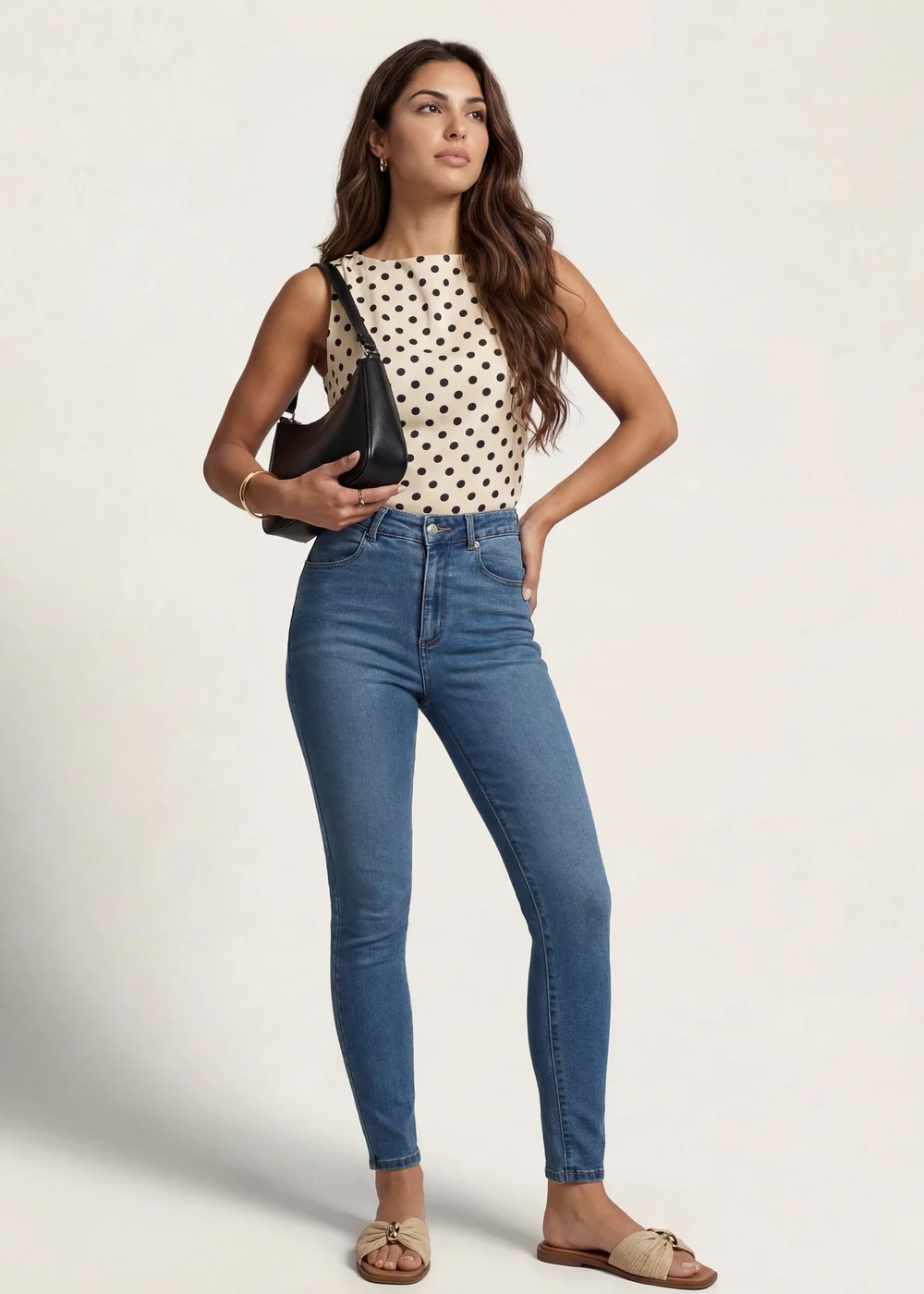 Urban Bliss Mid Blue Skinny Jean - 16 Image 1