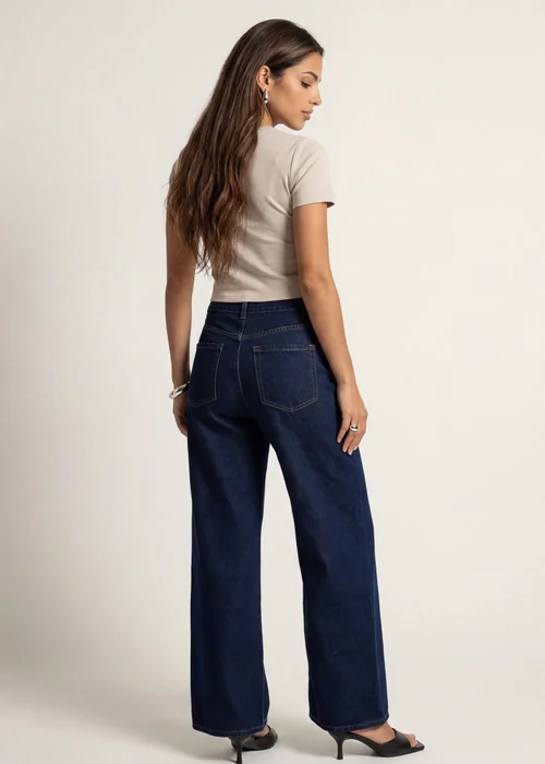 Urban Bliss Indigo Straight Leg Jean - 12 Image 3