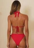 Moda Minx Red Amour Triangle Top - L Image 4