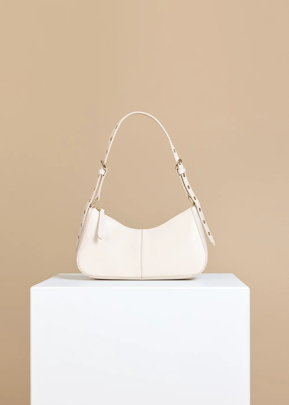 Little Mistress Stone Curved Top Shoulder Bag - One Size Image 3