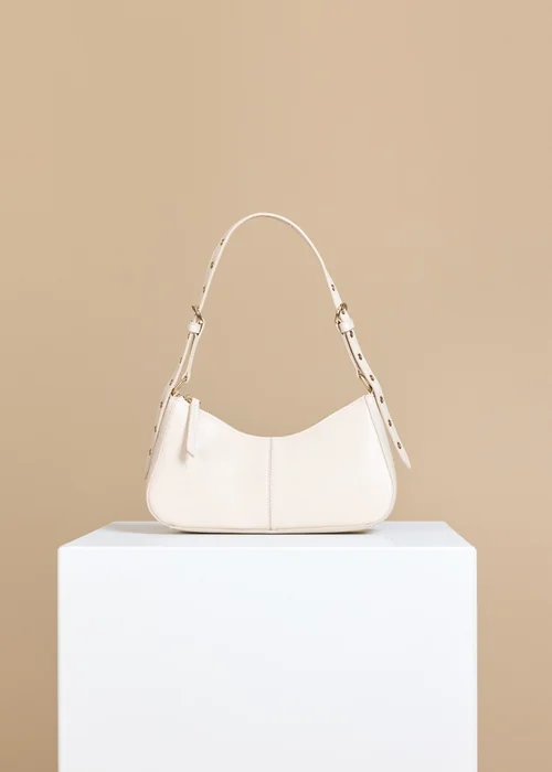 Little Mistress Stone Curved Top Shoulder Bag - One Size Image 3