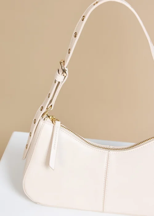 Little Mistress Stone Curved Top Shoulder Bag - One Size Image 2