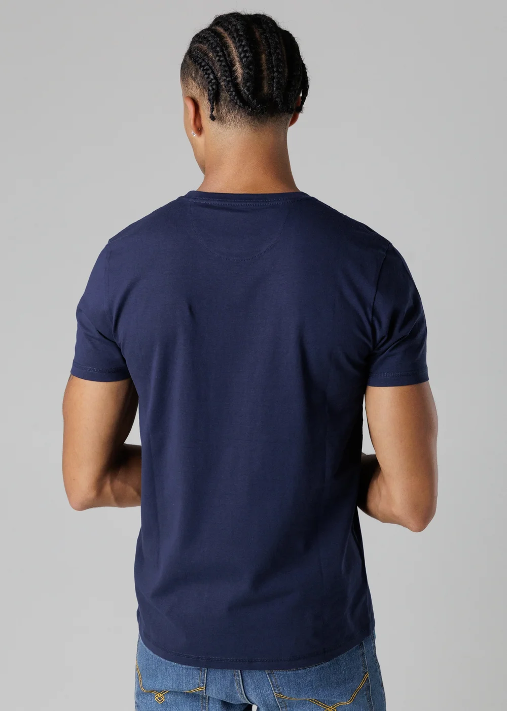 Firetrap Multi 4 Pack Regular Fit Cotton Logo Tees - L Image 4