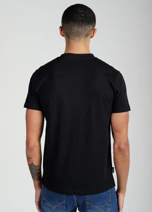 Firetrap Black 3 Pack Regular Fit Cotton Graphic Crew Neck T-Shirts - S Image 5