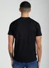 Firetrap Black 3 Pack Regular Fit Cotton Graphic Crew Neck T-Shirts - S Image 5