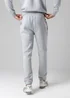 Firetrap Light Grey Cotton Rich Brushed Fleece Joggers With Zip Pockets - S Image 2