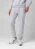 Firetrap Light Grey Cotton Rich Brushed Fleece Joggers With Zip Pockets - S Image 1