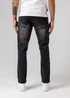 Firetrap Dark Grey Straight Leg Cotton Rich Jeans - 30/L30 Image 2