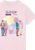 Ada & Ted K-Pop Music Birthday 8 Girls Pink Graphic T-Shirt (7-11 Years) - 9-11 Yrs Image 2