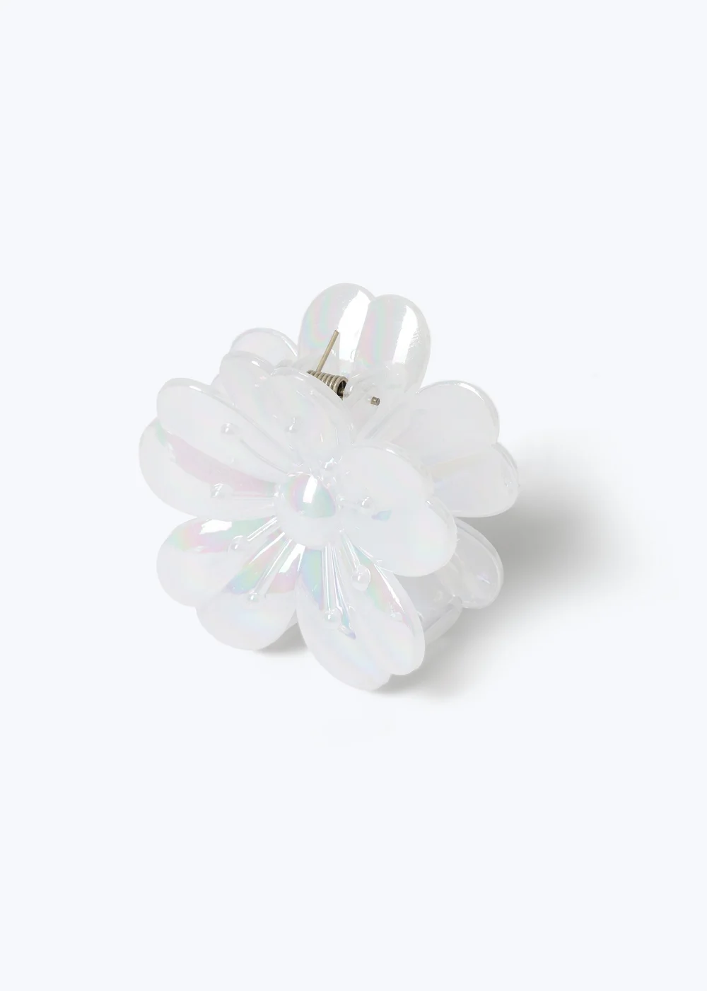 Muse White Flower Hair Claw Clip - One Size Image 2