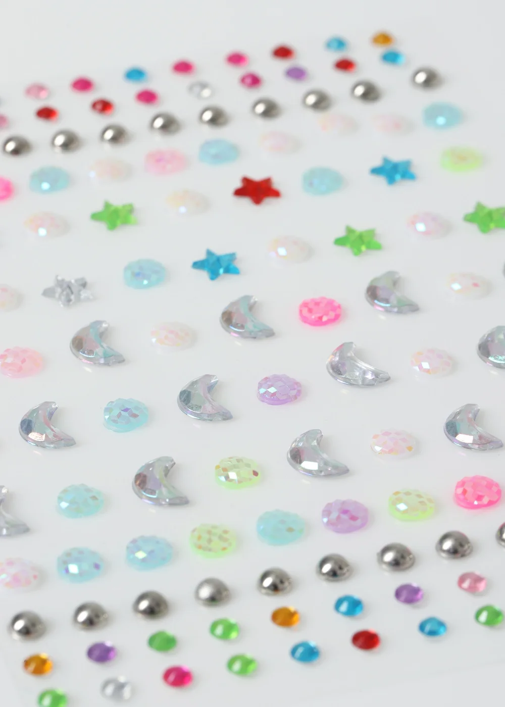 Muse Multi Pack Multi Colour Shambala Stick On Earrings - One Size Image 2