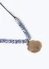 Muse Blue Shell Necklace - One Size Image 1