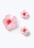 Muse 3 Pack Pearlescent Flower Claw Clips - One Size Image 1