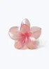 Muse Pink Flower Claw Clip - One Size Image 1