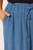 Yours Curve Mid Blue Chambray Culottes - 22-24 Image 4