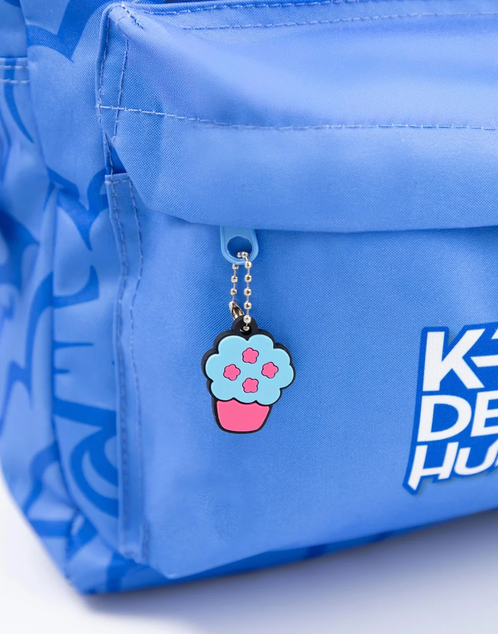 Vanilla Underground K-Pop Demon Hunters Unisex Kids Blue Derpy Tiger Backpack (One Size) - One Size Image 4