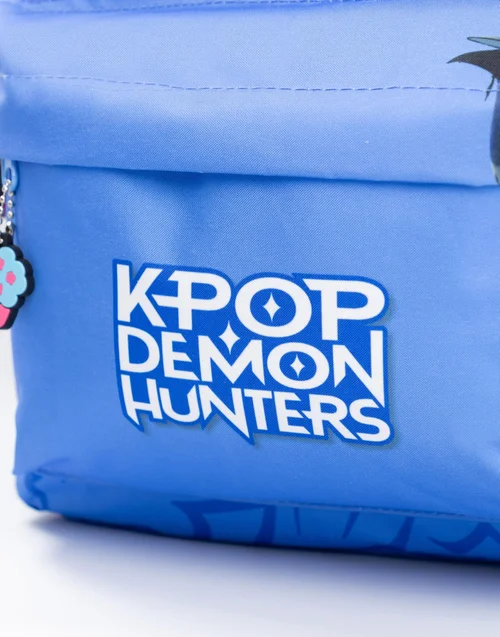 Vanilla Underground K-Pop Demon Hunters Unisex Kids Blue Derpy Tiger Backpack (One Size) - One Size Image 5