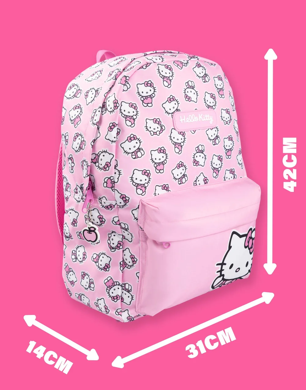 Vanilla Underground Hello Kitty Girls Pink Character Backpack (One Size) - One Size Image 5
