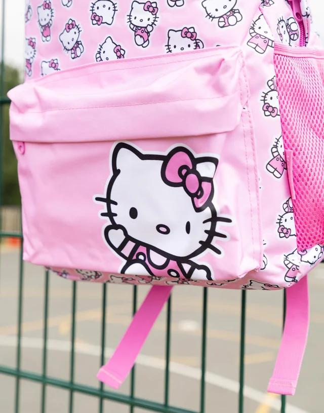 Vanilla Underground Hello Kitty Girls Pink Character Backpack (One Size)