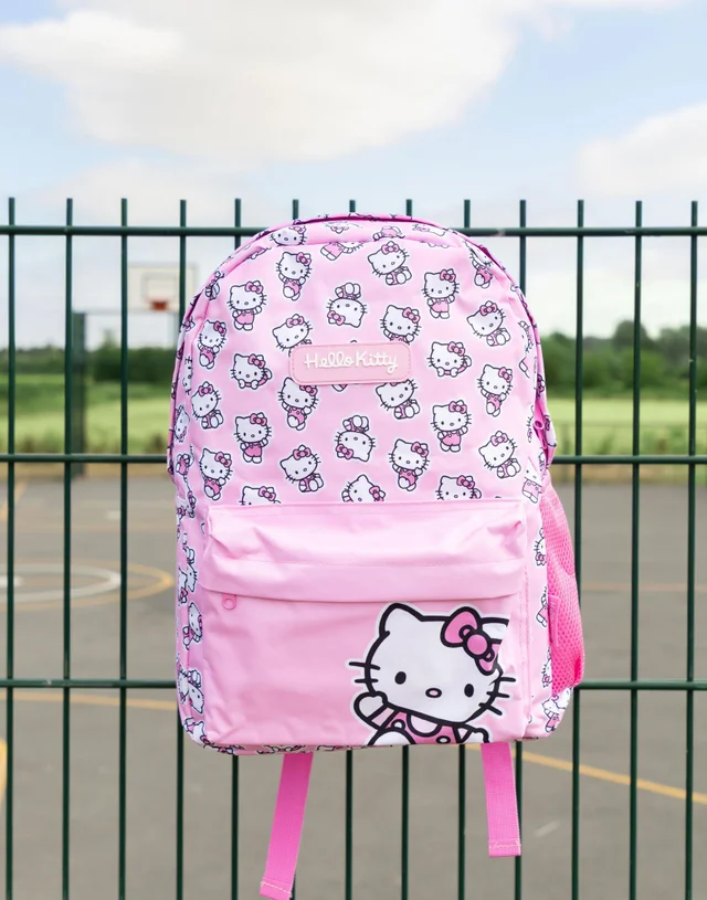 Vanilla Underground Hello Kitty Girls Pink Character Backpack (One Size)