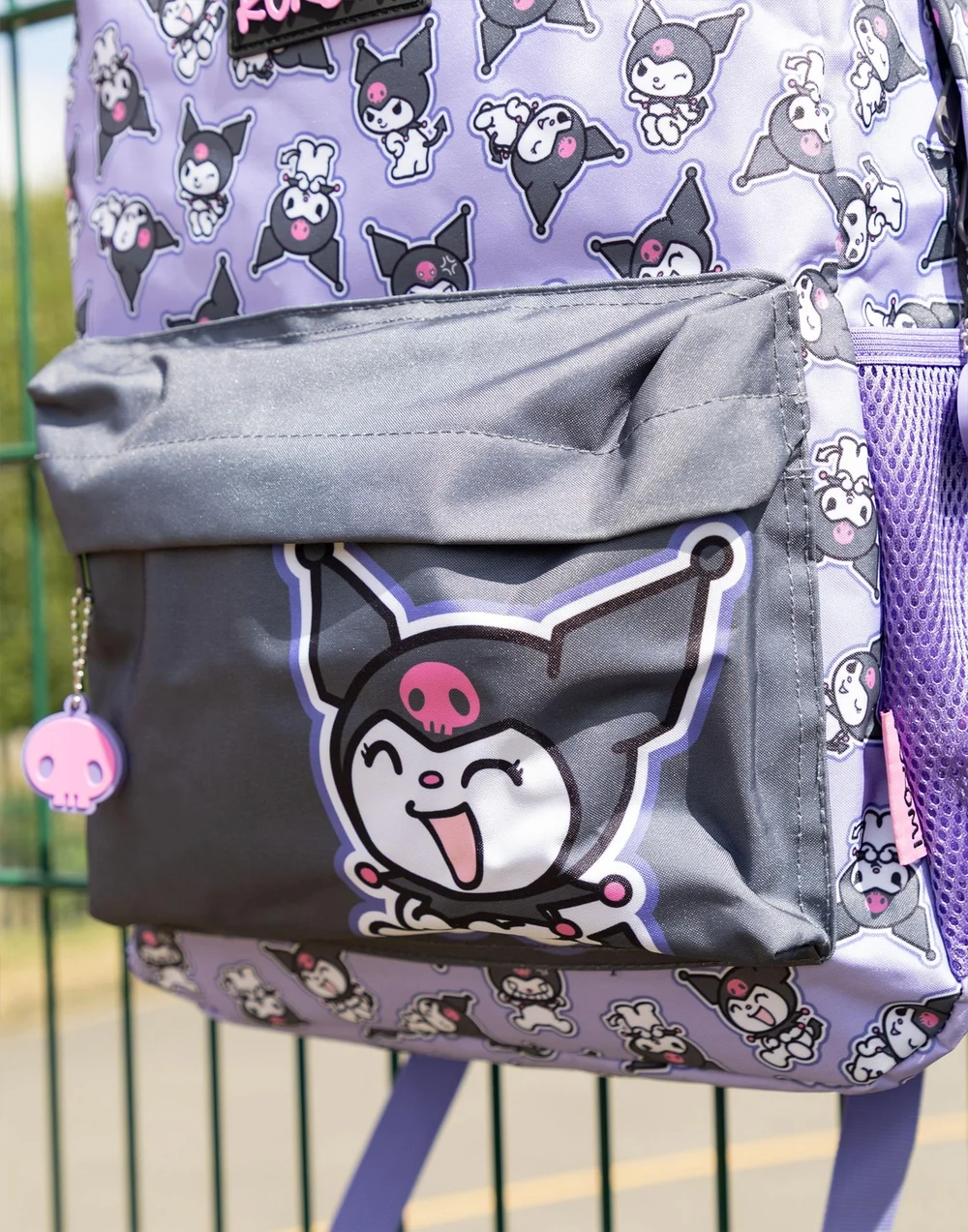 Vanilla Underground Hello Kitty & Friends Girls Purple Kuromi Backpack (One Size) - One Size Image 3