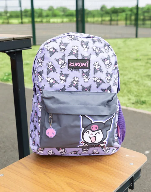 Vanilla Underground Hello Kitty & Friends Girls Purple Kuromi Backpack (One Size) - One Size Image 5