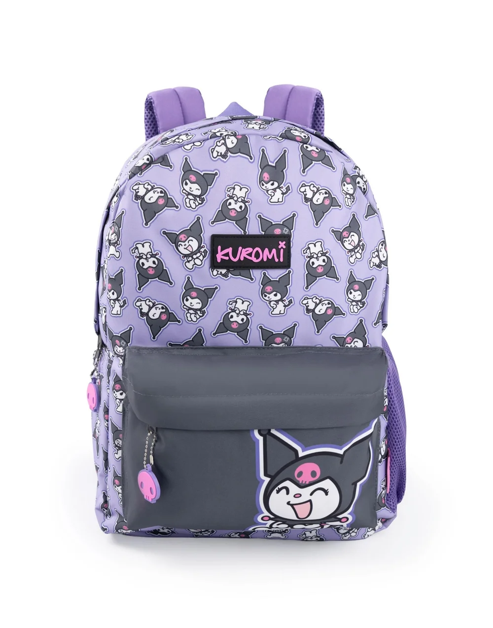 Vanilla Underground Hello Kitty & Friends Girls Purple Kuromi Backpack (One Size) - One Size Image 1