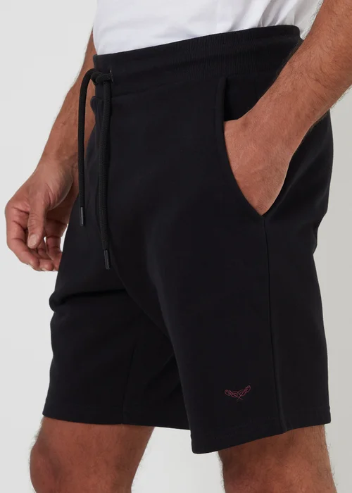 Threadbare Black Sweat Shorts - 2XL Image 3