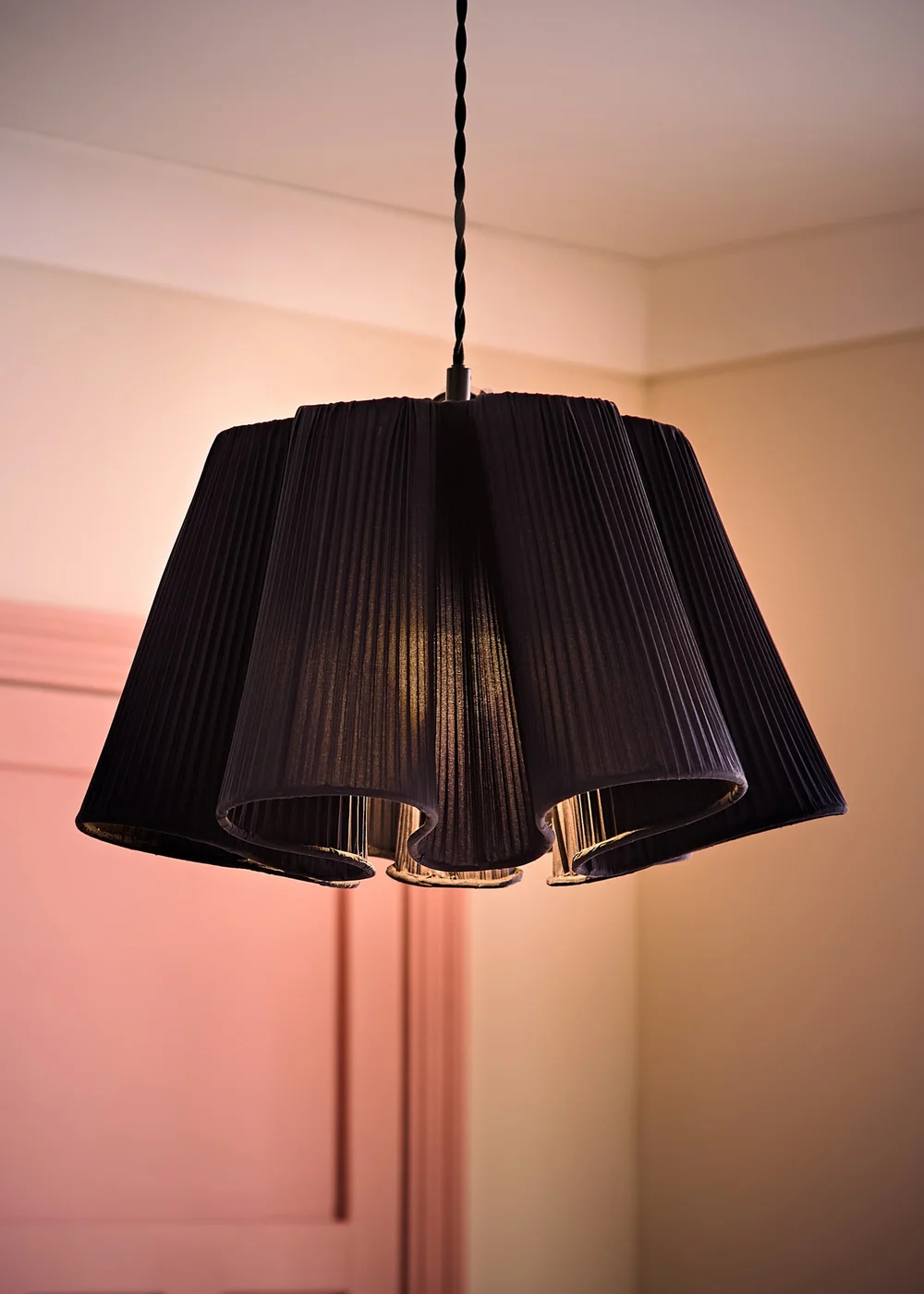 ValueLights Jemima Navy Full Pleated Shade - One Size Image 2