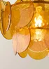 ValueLights Juliette Orange 3 Tier Disc Chandelier Ceiling Light - One Size Image 4