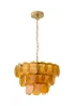 ValueLights Juliette Orange 3 Tier Disc Chandelier Ceiling Light - One Size Image 5