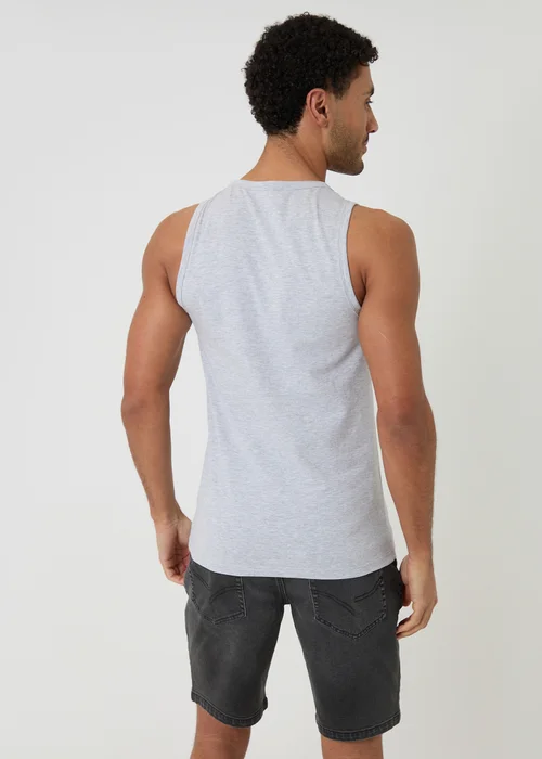 Threadbare Multi 3-Pack Cotton Crew Neck Vests - M Image 3