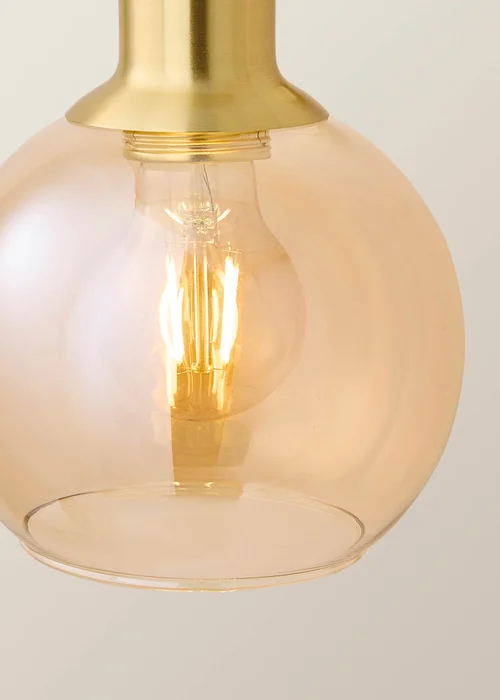 ValueLights Bellamy Brushed Gold Wired Wall Light - One Size Image 4