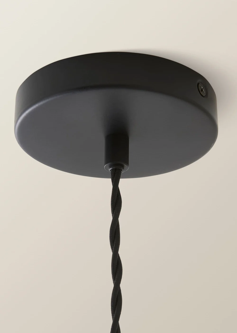 ValueLights Emery Frosted Swirl Matte Black Ceiling Light - One Size Image 6